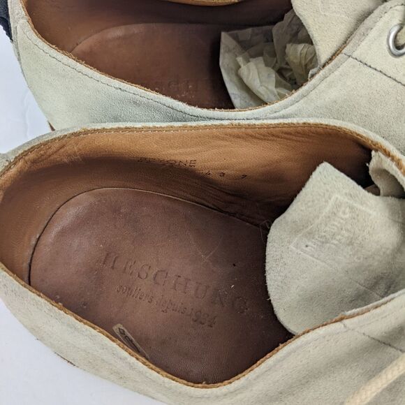Heshung Mens Oxford cream sued shoes size 7 "Bryone" - Picture 4 of 6